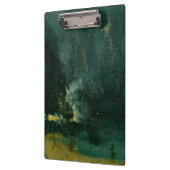 James Whistler - Nocturne in Black and Gold Klemmbrett (Links)