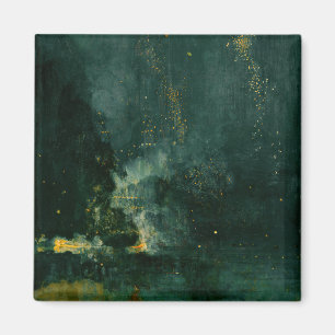 James Whistler - Nocturne in Black and Gold Magnet