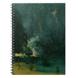 James Whistler - Nocturne in Black and Gold Notizblock