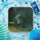 James Whistler - Nocturne in Black and Gold Pappteller (Party)