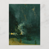 James Whistler - Nocturne in Black and Gold Postkarte (Vorderseite)