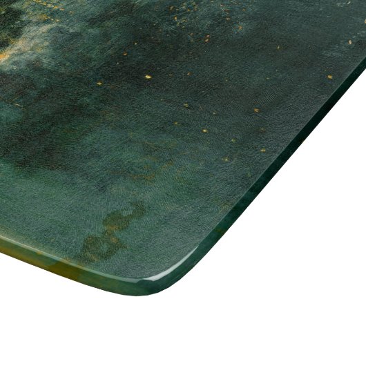 James Whistler - Nocturne in Black and Gold Schneidebrett (Ecke)