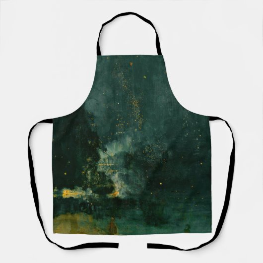 James Whistler - Nocturne in Black and Gold Schürze (Vorderseite)