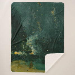 James Whistler - Nocturne in Black and Gold Sherpadecke