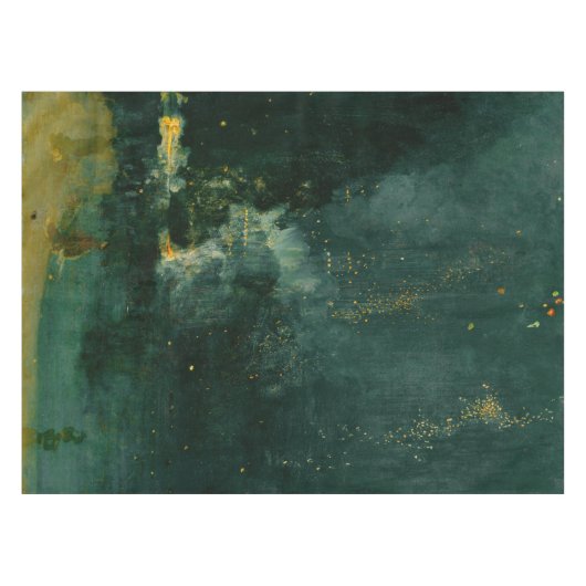 James Whistler - Nocturne in Black and Gold Tischdecke (Vorderseite (Horizontal))