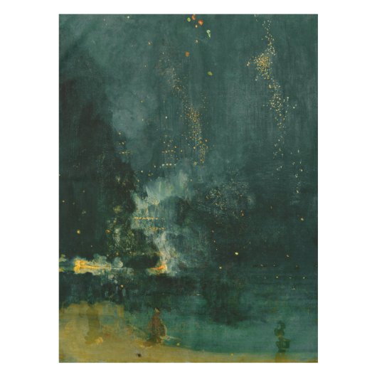 James Whistler - Nocturne in Black and Gold Tischdecke (Vorderseite)