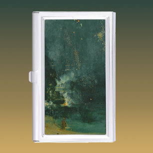 James Whistler - Nocturne in Black and Gold Visitenkarten Dose