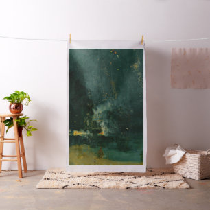 James Whistler - Nocturne in Schwarz und Gold Stoff