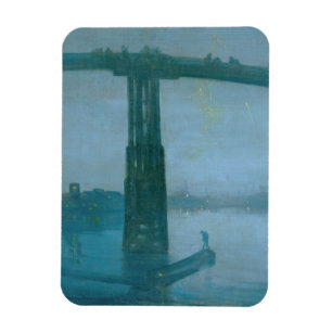 James Whistler - Nocturne, Old Battersea Bridge Magnet