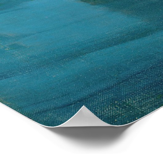 James Whistler - Nocturne, Old Battersea Bridge Poster (Ecke)