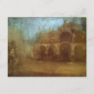 James Whistler - Nocturne: San Marco, Venedig Postkarte