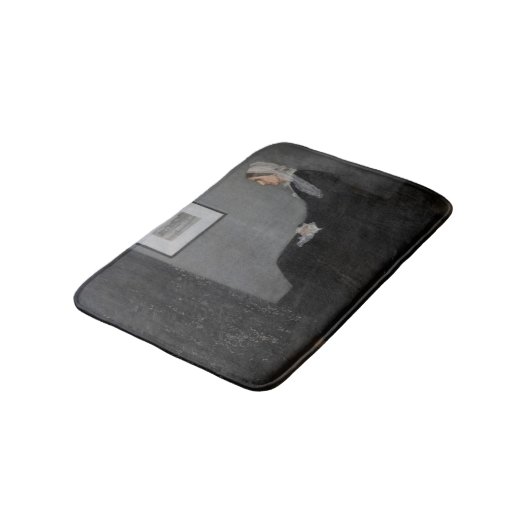 James Whistler - Portrait der Mutter des Künstlers Badematte (Schrägansicht)