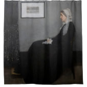 James Whistler - Portrait der Mutter des Künstlers Duschvorhang (Vorderseite)