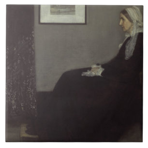 James Whistler - Portrait der Mutter des Künstlers Fliese
