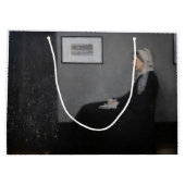 James Whistler - Portrait der Mutter des Künstlers Große Geschenktüte (Rückseite)