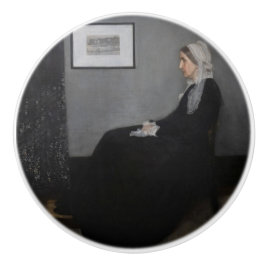 James Whistler - Portrait der Mutter des Künstlers Keramikknauf