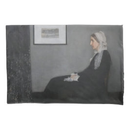 James Whistler - Portrait der Mutter des Künstlers Kissenbezug
