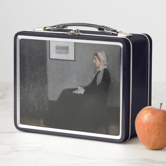 James Whistler - Portrait der Mutter des Künstlers Metall Brotdose (Beispiel)