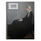 James Whistler - Portrait der Mutter des Künstlers Notizblock (Vorderseite)