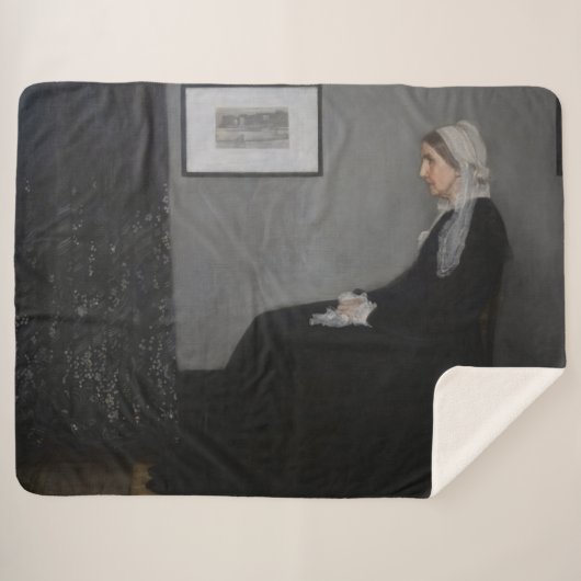 James Whistler - Portrait der Mutter des Künstlers Sherpadecke (Vorderseite (Horizontal))