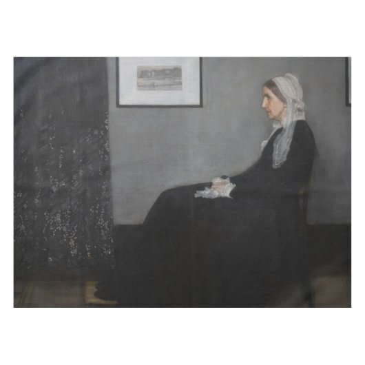 James Whistler - Portrait der Mutter des Künstlers Tischdecke (Vorderseite (Horizontal))