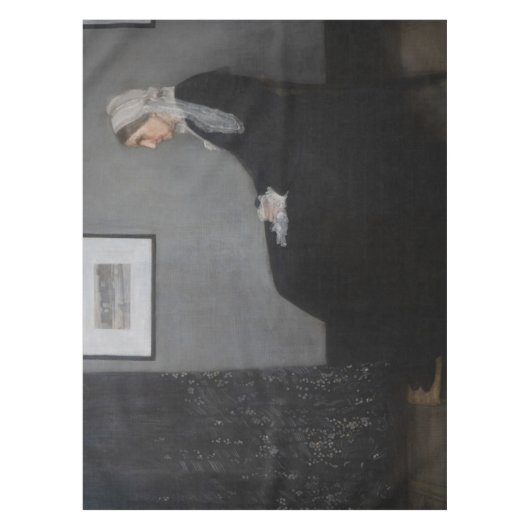 James Whistler - Portrait der Mutter des Künstlers Tischdecke (Vorderseite)