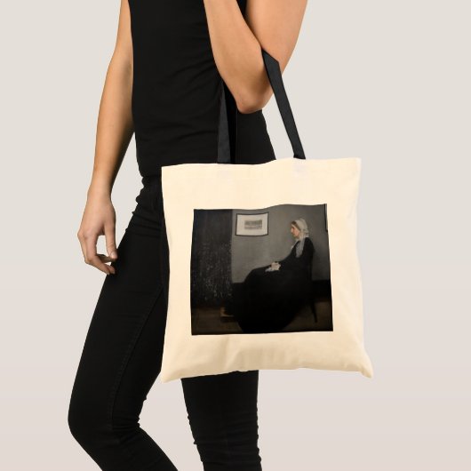 James Whistler - Portrait der Mutter des Künstlers Tragetasche (Vorderseite (Produkt))