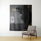 James Whistler - Portrait der Mutter des Künstlers Wandteppich (Beispiel)