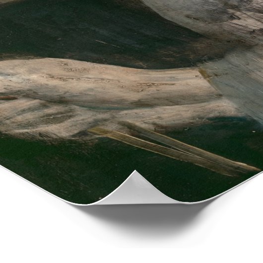 James Whistler - Portrait des Malers Poster (Ecke)