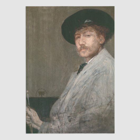James Whistler - Portrait des Malers Seidenpapier