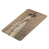James Whistler - Portrait von Lady Meux Magnet (Linke Seite)