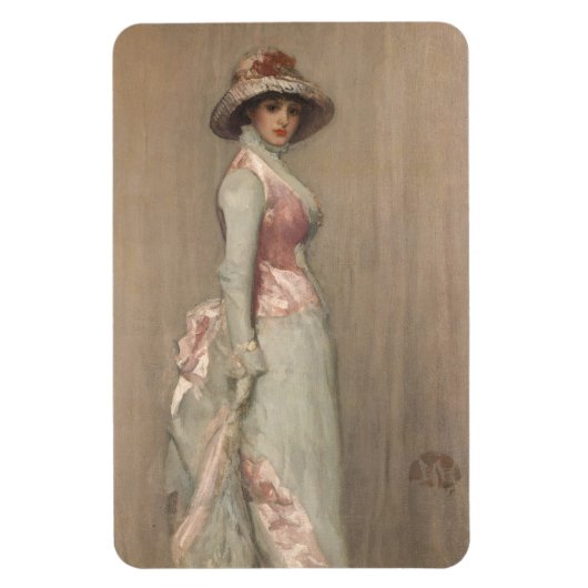 James Whistler - Portrait von Lady Meux Magnet (Vertikal)