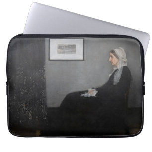 James Whistler - Porträt der Mutter des Künstlers Laptopschutzhülle