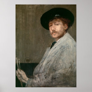 James Whistler - Porträt des Malers Poster