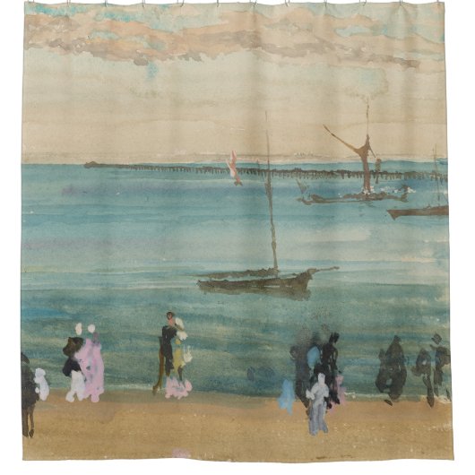 James Whistler - Southend Pier Duschvorhang (Vorderseite)
