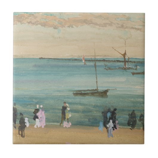 James Whistler - Southend Pier Fliese (Vorderseite)