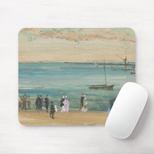 James Whistler - Southend Pier Mousepad (Mit Mouse)