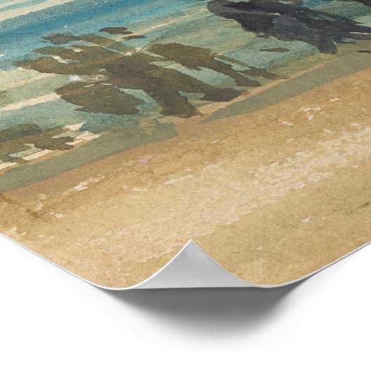 James Whistler - Southend Pier Poster (Ecke)