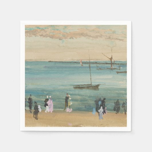 James Whistler - Southend Pier Serviette (Vorderseite)