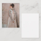 James Whistler - Symphonie in Fleisch, Farbe und R Mitteilungskarte (Vorne/Hinten)