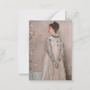 James Whistler - Symphonie in Fleisch, Farbe und R Mitteilungskarte