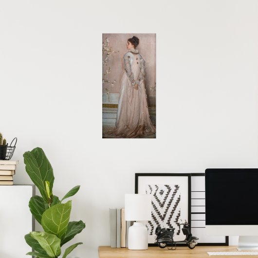 James Whistler - Symphonie in Fleisch, Farbe und R Poster (Heimbüro)