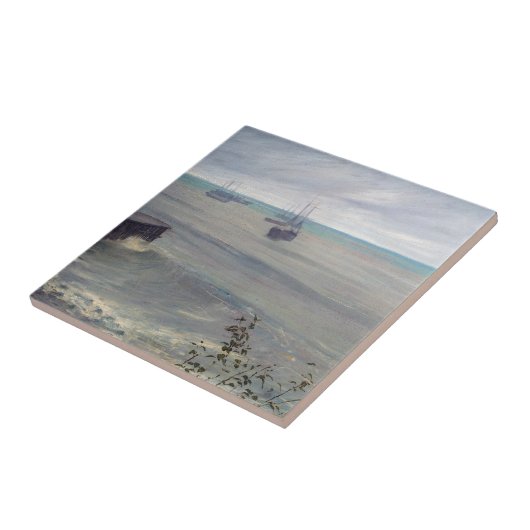 James Whistler - Symphonie in Grau und Grün Fliese (Seite)