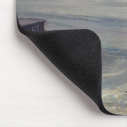 James Whistler - Symphonie in Grau und Grün Mousepad (Ecke)