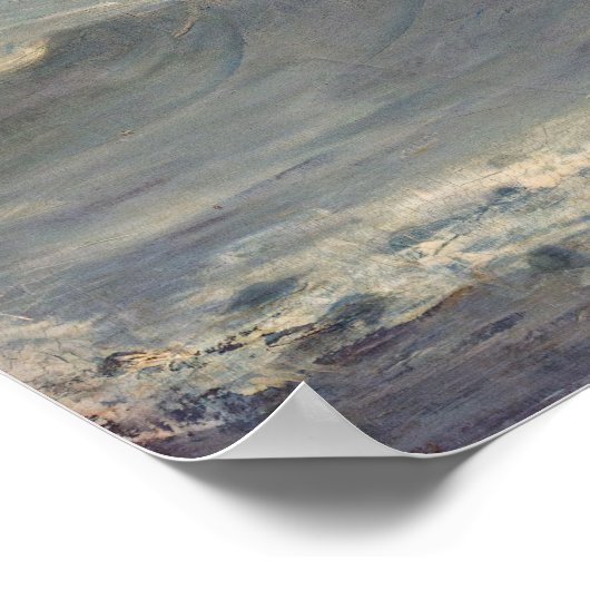 James Whistler - Symphonie in Grau und Grün Poster (Ecke)