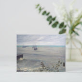 James Whistler - Symphonie in Grau und Grün Postkarte (Stehend Vorderseite)