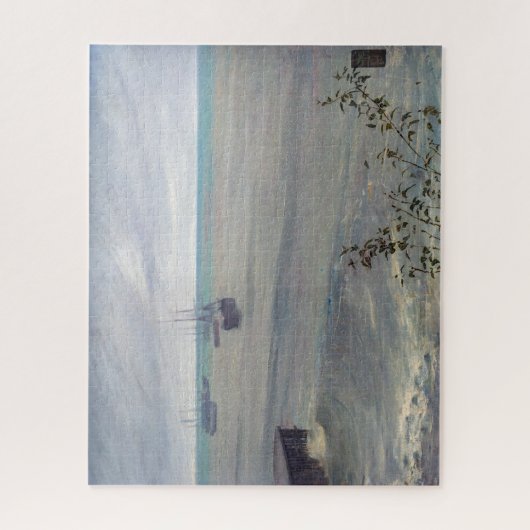 James Whistler - Symphonie in Grau und Grün Puzzle (Vertikal)