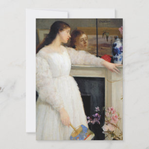 James Whistler - Symphonie in Weiß Nr. 2 Dankeskarte