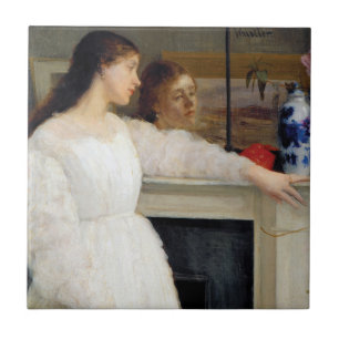 James Whistler - Symphonie in Weiß Nr. 2 Fliese