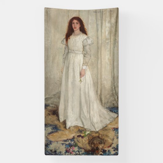 James Whistler - Symphony in White No. 1 Banner (Vertikal)
